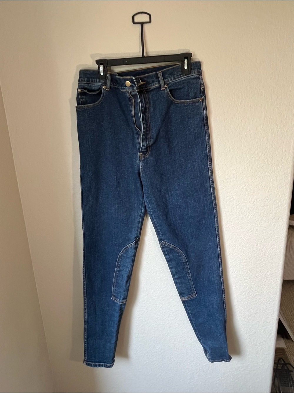 The Horsewoman Spirit Riding Jeans Women's 32 Dark Wash Stretch Equestrian Knee